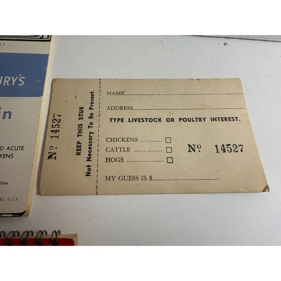 Vintage Advertising Notepads VC Fertilizers Tex Hi Plant Food Farmer Lot READ - Picture 4 of 13